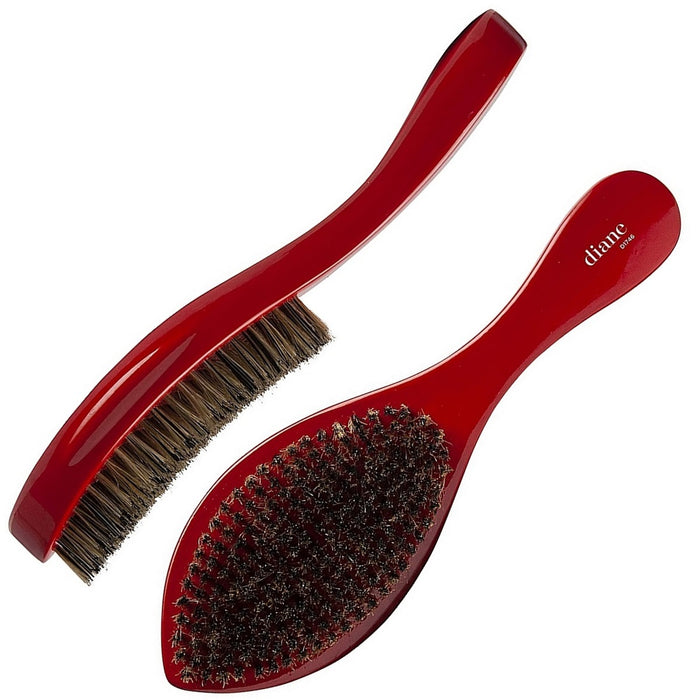 Diane Prestige Red Hard Reinforced Boar Wave Brush #D1746