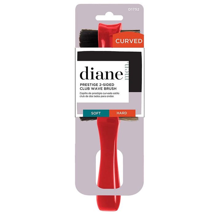 Diane Prestige Red 2-Sided Club Wave Brush #D1752