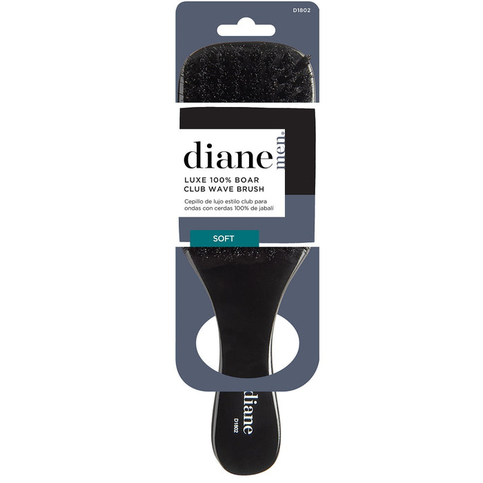 Diane Luxe 100% Soft Boar Club Brush #D1802