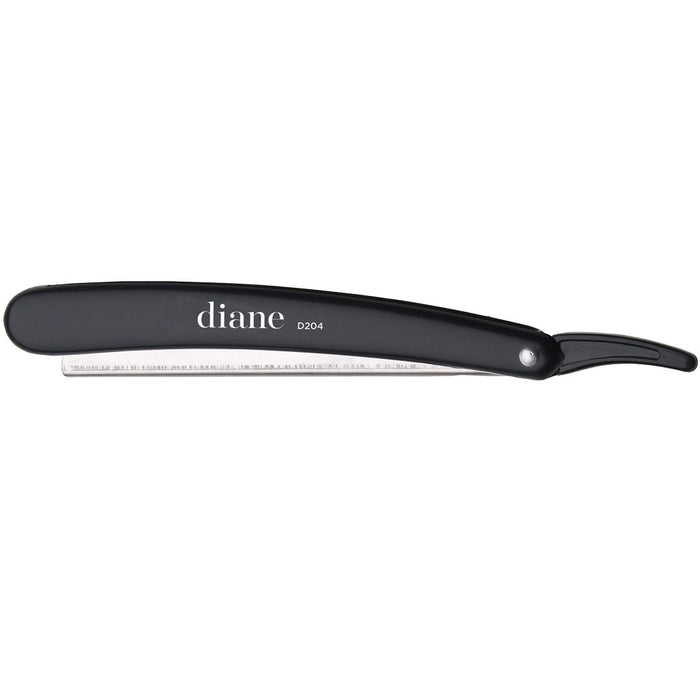 Diane Classic Black Straight Razor With 2 Blades #D204