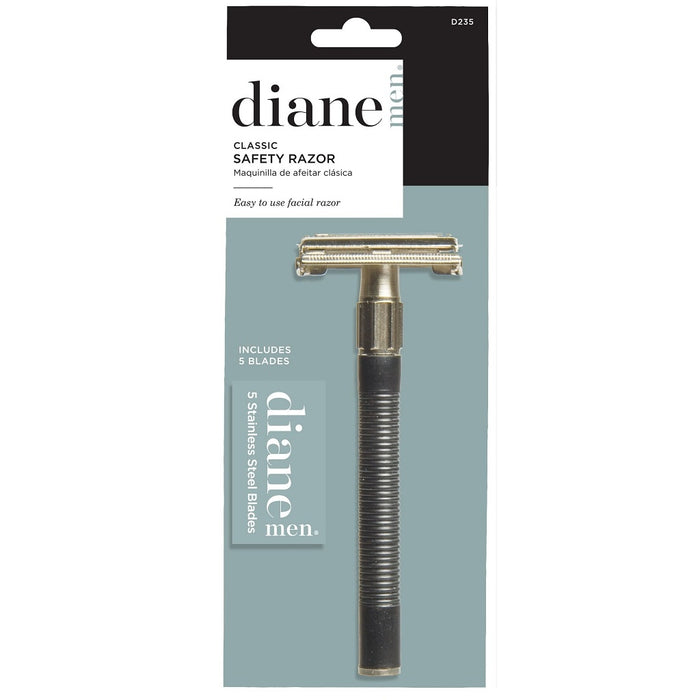 Diane Classic Safety Razor With 5 Blades #D235