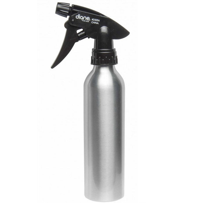 Diane Aluminum Spray Bottle SIlver 8 oz #D3004