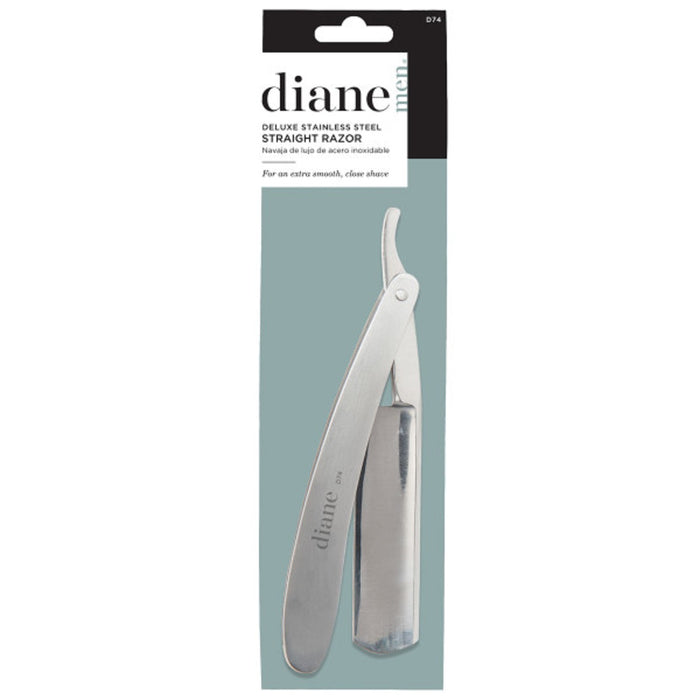 Diane Deluxe Stainless Steel Straight Razor #D74