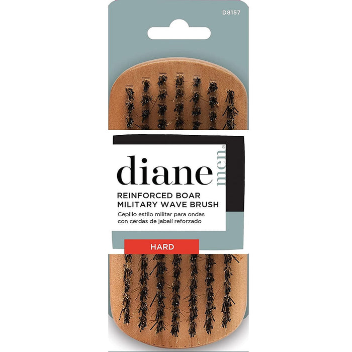 Diane Xtra Firm Reinforced Boar Military Brush #D8157