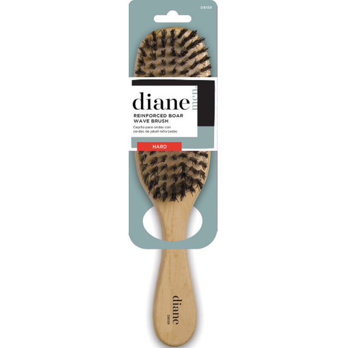 Diane Xtra Firm Reinforced Boar Wave Brush Nature #D8159