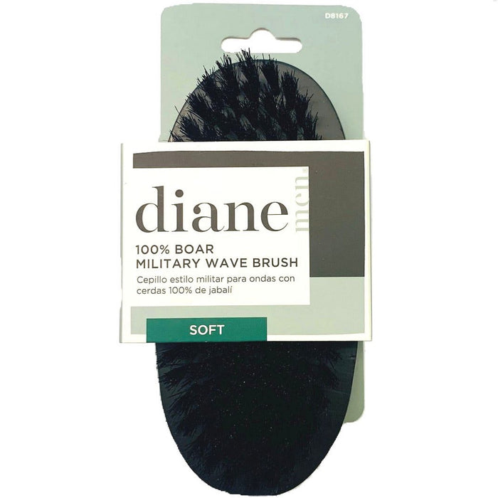 Diane 100% Soft Boar Military Brush #D8167