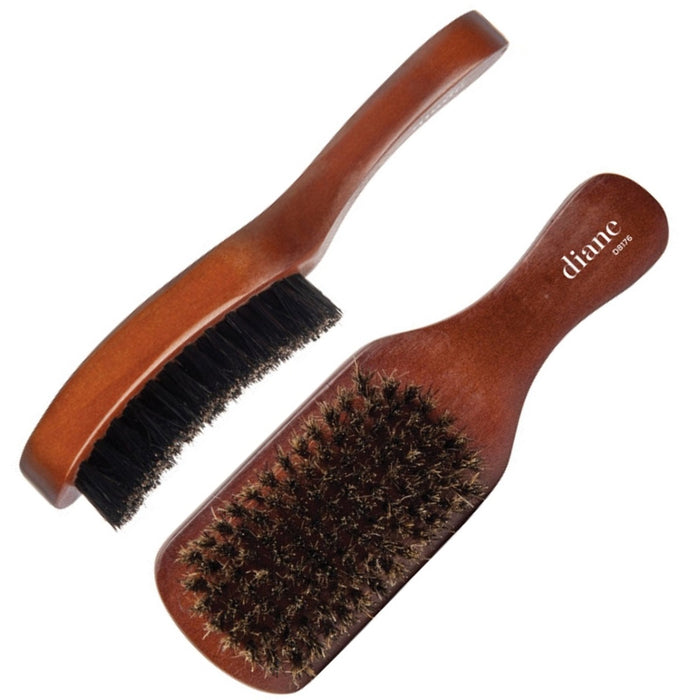 Diane Medium Reinforced Boar Curved Club Wave Brush #D8176