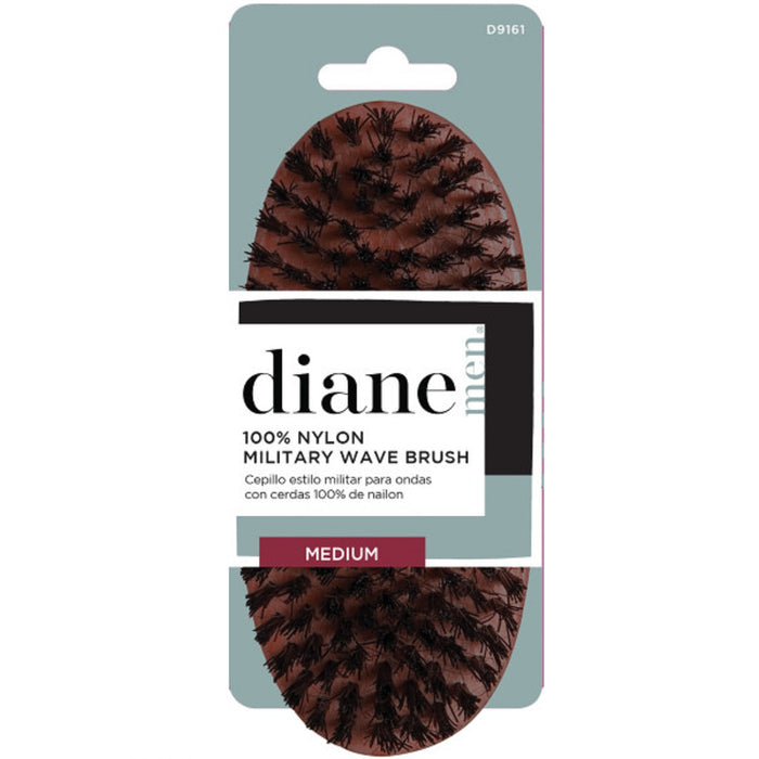 Diane 100% Medium Firm Nylon Military Brush #D9161