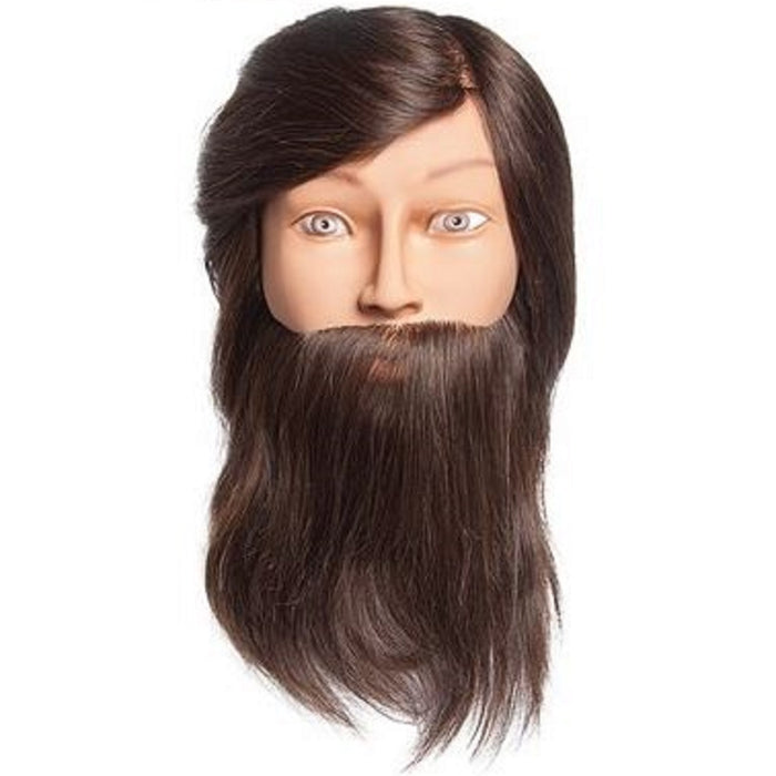 Diane Aiden Beard Brown 16-18 Inch 100% Human Hair Mannequin #DMM010B