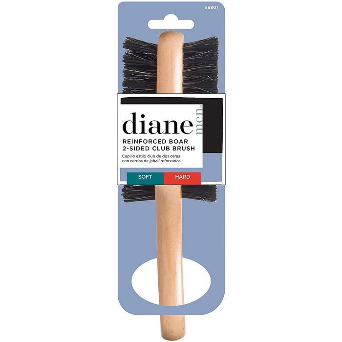 Diane Reinforced Boar Bristle 2-Sided Club Brush #SE801