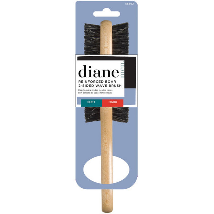 Diane Reinforced Boar Bristle 2-Sided Wave Brush #SE802