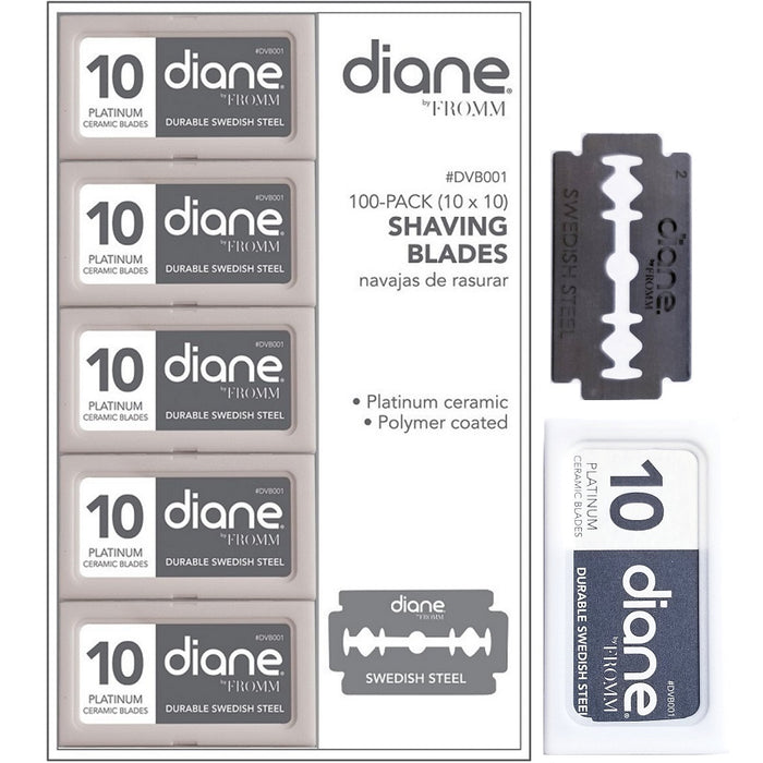 Diane Double Edge Shaving 100 Blades #DVB001