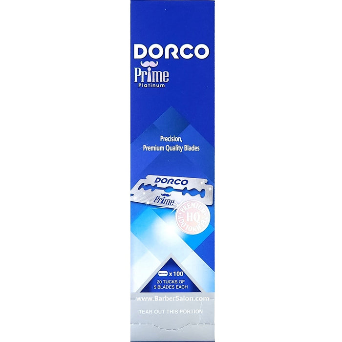 Dorco Prime Platinum Double Edge [Pillar Pack] 100 Blades #STP-301-5P