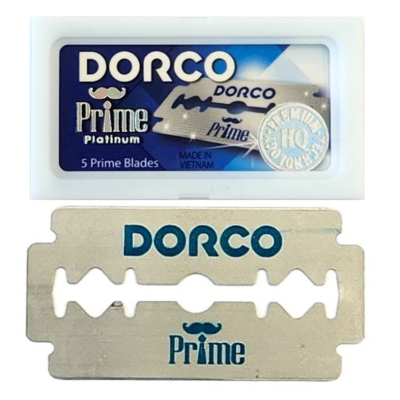 Dorco Prime Platinum Double Edge [Pillar Pack] 100 Blades #STP-301-5P