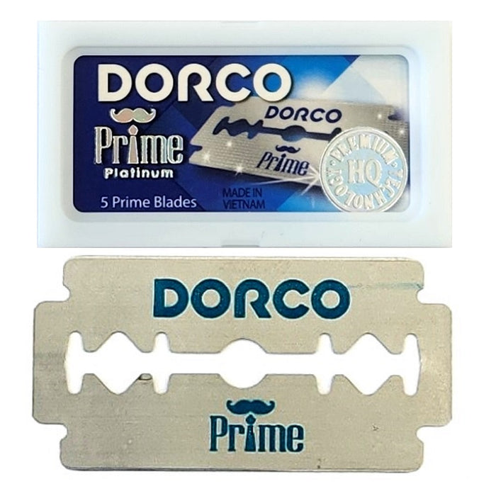 Dorco Prime Platinum Double Edge [Pillar Pack] 100 Blades #STP-301-5P