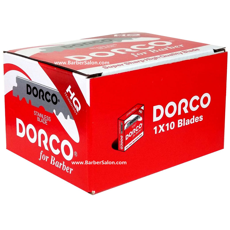 Dorco HQ Super Sharp Single Edge 1,000 Blades #HST300-1P - 100 Blades x 10 Pack (Bulk)