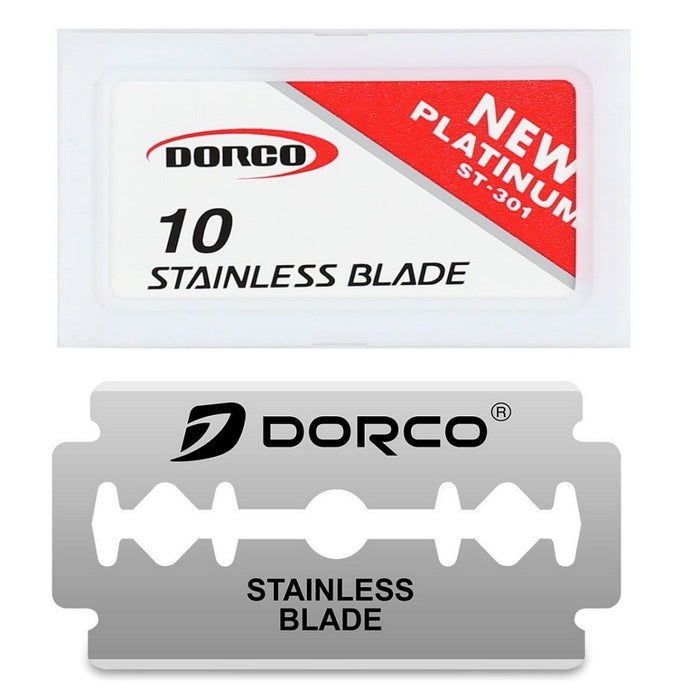 Dorco Platinum Stainless Double Edge 100 Blades #ST-301