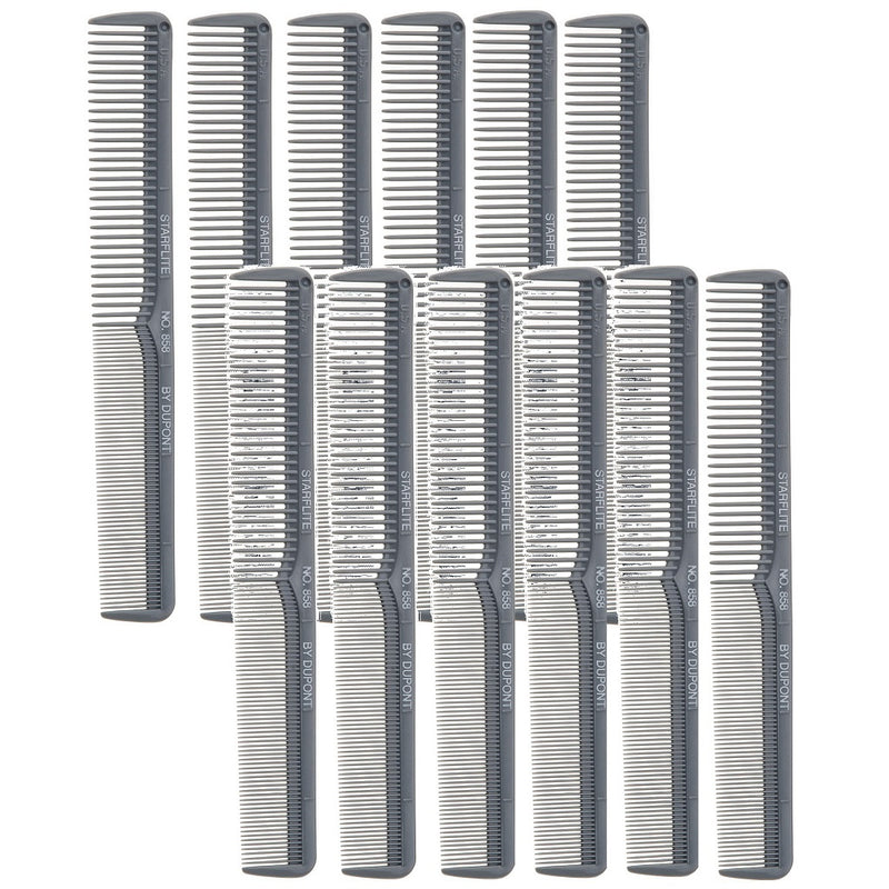 Dupont Starflite Cutting Comb Gray #858 [12 Pack]