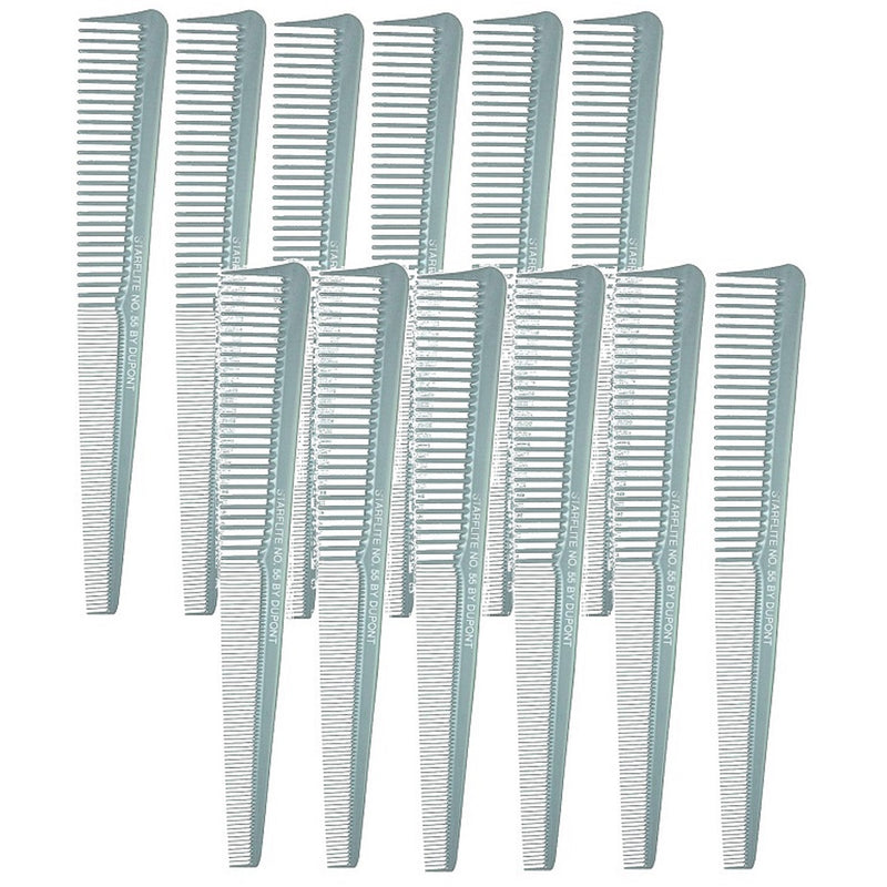 Dupont Starflite Taper Comb Gray #55 [12 Pack]