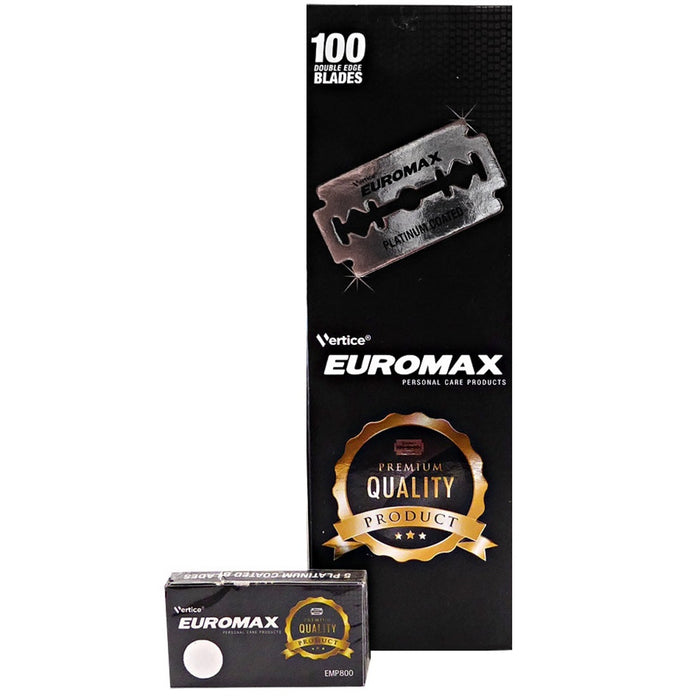 Euromax Platinum Coated Double Edge 100 Blades