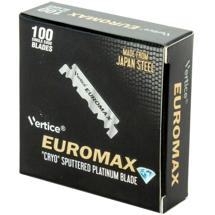 Euromax ''Cryo'' Sputtered Platinum Single Edge 100 Blades