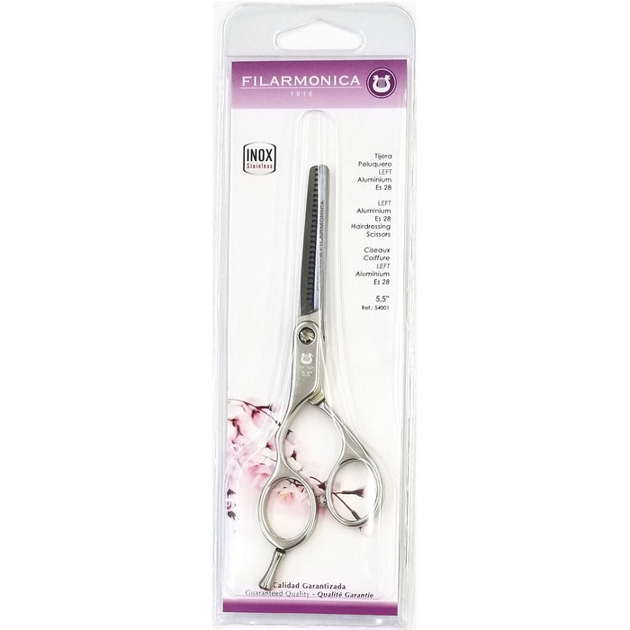 Filarmonica Es 28 Left Thinning Scissors 5.5" - Aluminum Handle #54001