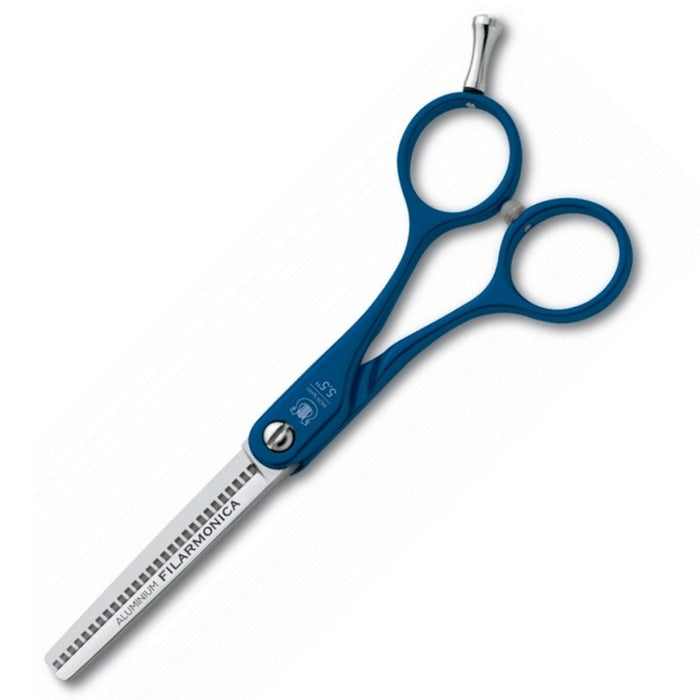 Filarmonica Dur Es 28 Thinning Scissors 5.5" - Aluminum Handle Blue #54056