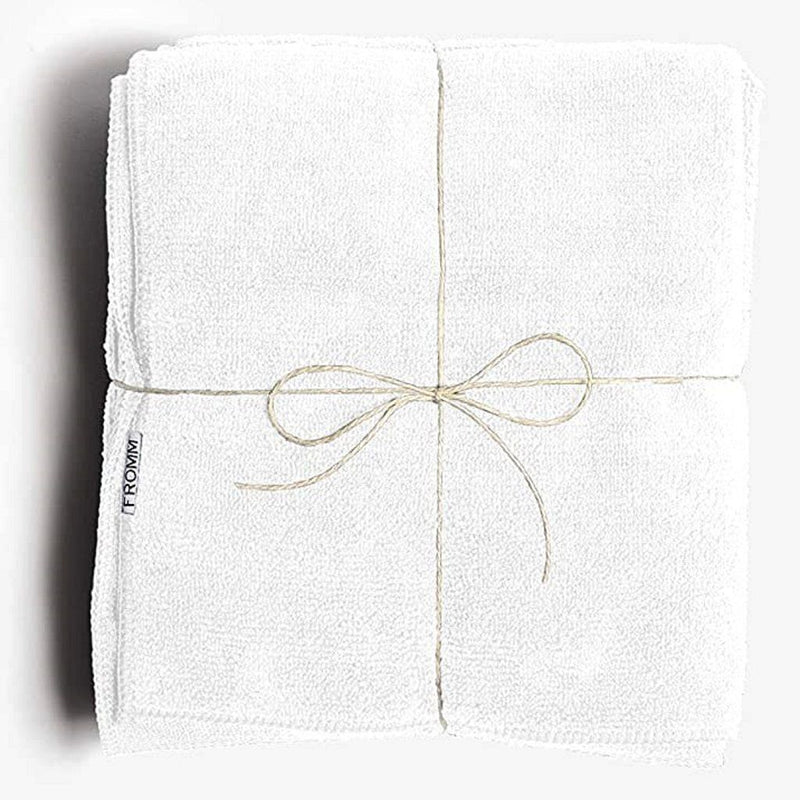 Fromm Softees Microfiber Towels - White 10 Pack #45048