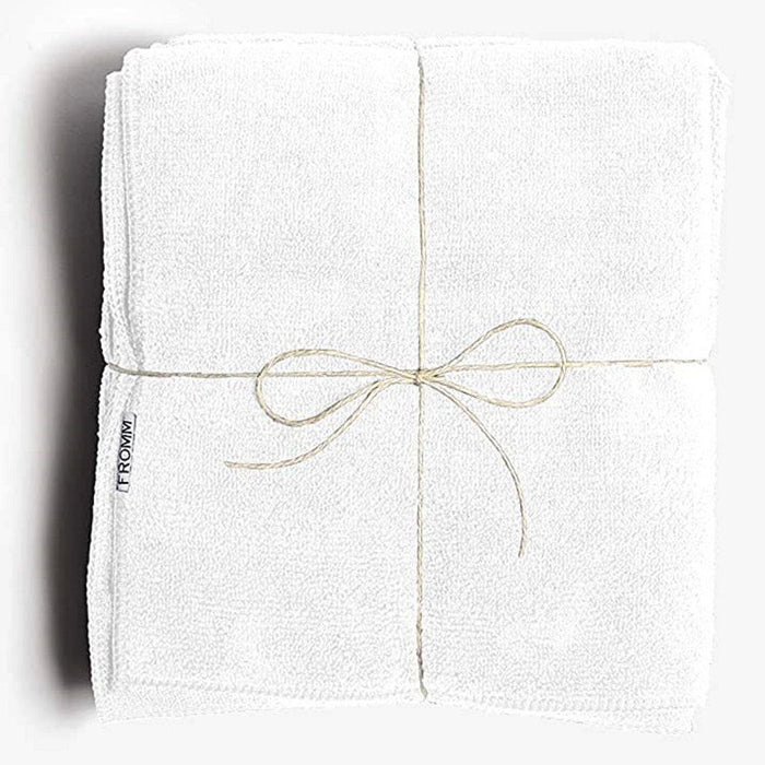 Fromm Softees Microfiber Towels - White 10 Pack #45048