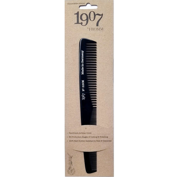 Fromm 1907 Clipper Mate Comb 7.5" - Coarse & Medium Teeth #818CM