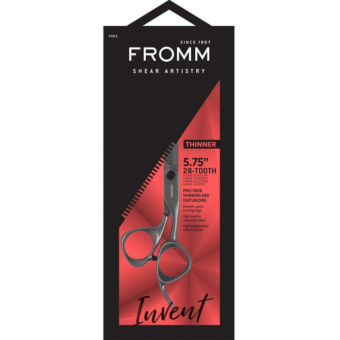 Fromm Invent 28 Tooth Thinning Shears 5.75" - Gunmetal #F1014