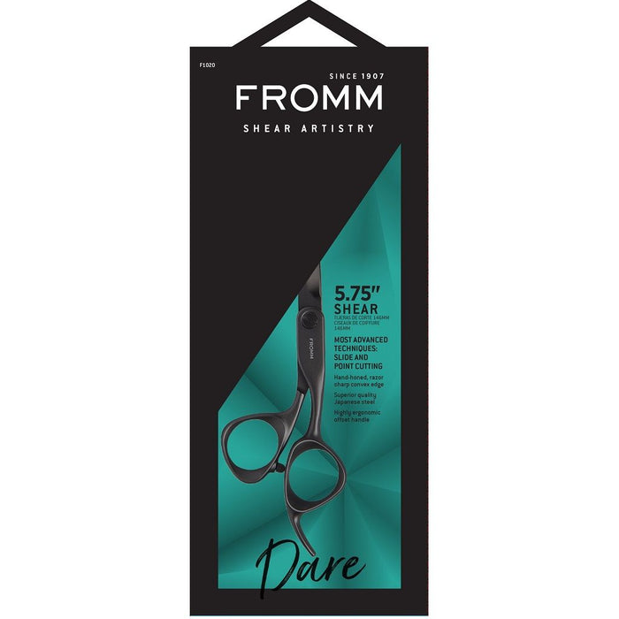 Fromm Dare Hair Cutting Shears 5.75" - Matte Black #F1020