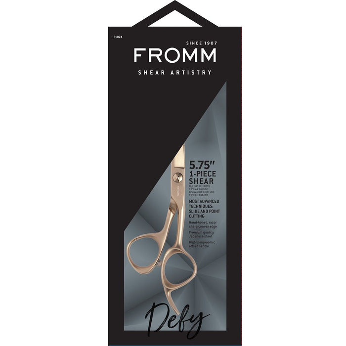 Fromm Defy 1-Piece Hair Cutting Shears 5.75" - Matte Gold #F1024