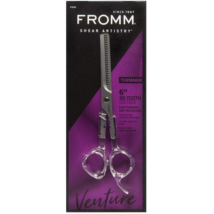 Fromm Venture 30-Tooth Hair Thinning Shears 6" #F1034