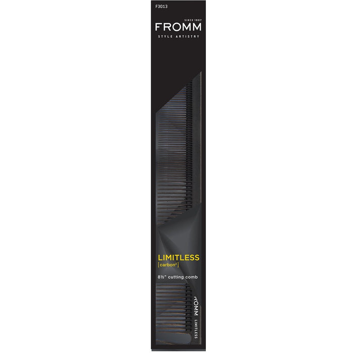 Fromm Limitless Carbon Cutting Comb Black 8.5" #F3013