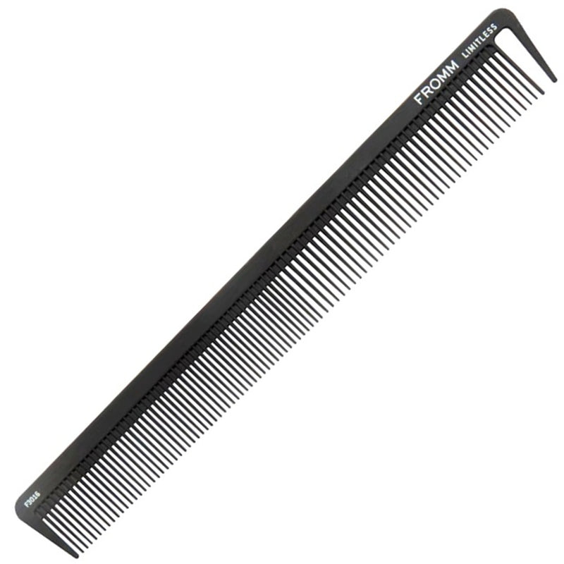 Fromm Limitless Carbon Cutting Comb Black - 7.5" #F3016