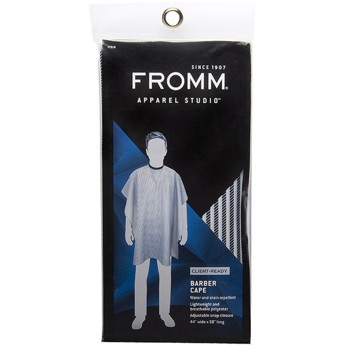 Fromm Premium Striped Barber Cape #F7019