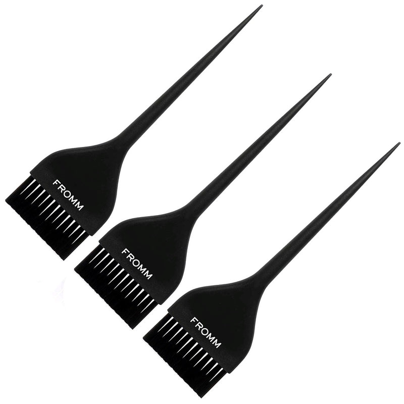 Fromm Color Studio 2-1/4" Firm Color Brush Noir Black - 3 Pack #F9434