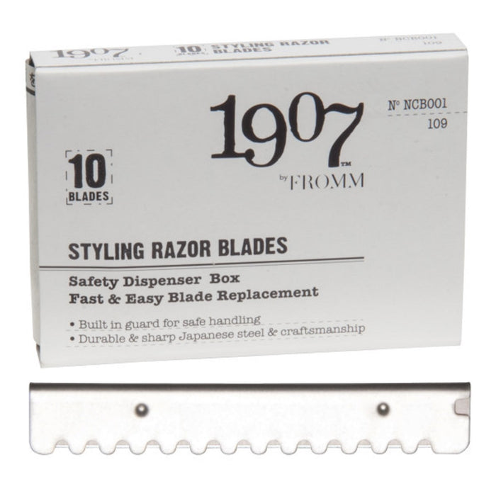 Fromm 1907 Styling Razor 10 Blades #NCB001