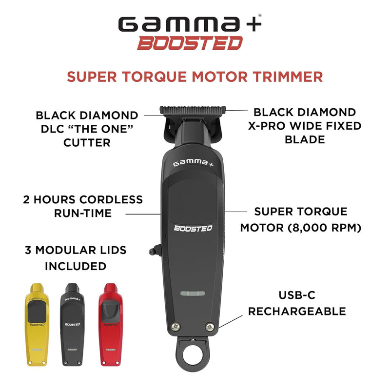 Gamma+ Boosted Super-Torque Cordless Clipper & Trimmer [Combo Deal]