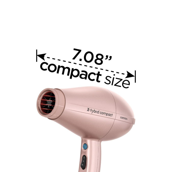 Gamma+ X-Hybrid Compact Hair Dryer - Rose Gold #GP110RG