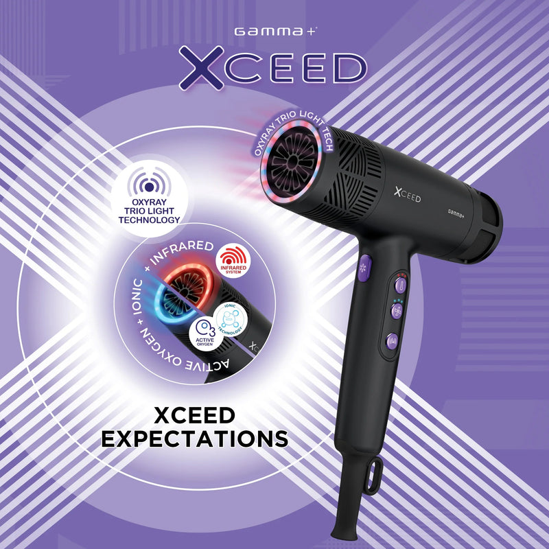 Gamma+ XCEED Advanced Hair Dryer - Black #GP115B