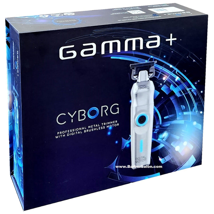 Gamma+ CYBORG Professional Metal Trimmer with Digital Brushless Motor #GP401S