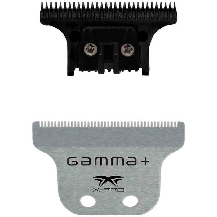 Gamma+ Classic X-Pro Stainless Steel Fixed Blade with The One Black Diamond Cutting Trimmer Blade Set #GP530SB