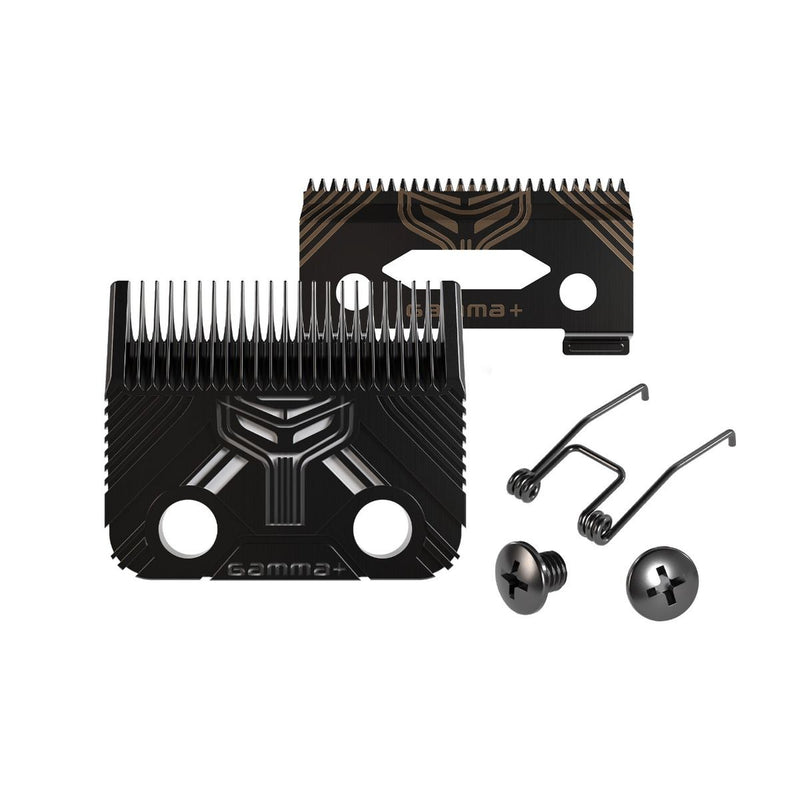 Gamma+ Replacement T1000 Echo Fixed Fade Blade & Shallow 2.0 Clipper Blade #GP540B