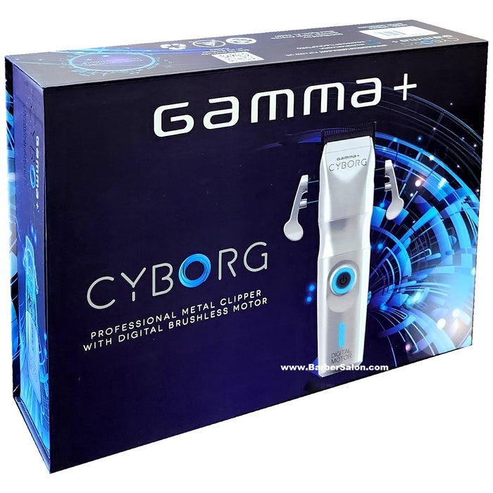 Gamma+ CYBORG Professional Metal Clipper with Digital Brushless Motor #GP604M