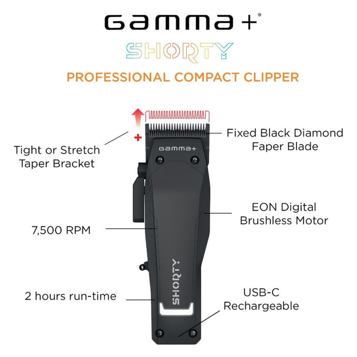 Gamma+ SHORTY Compact Clipper with EON Digital Motor #GP605M