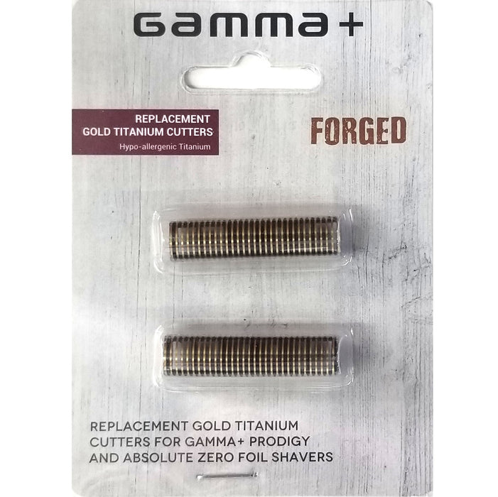 Gamma+ Replacement Forged Gold Titanium Cutters Set of 2 #GPGRCAZWP