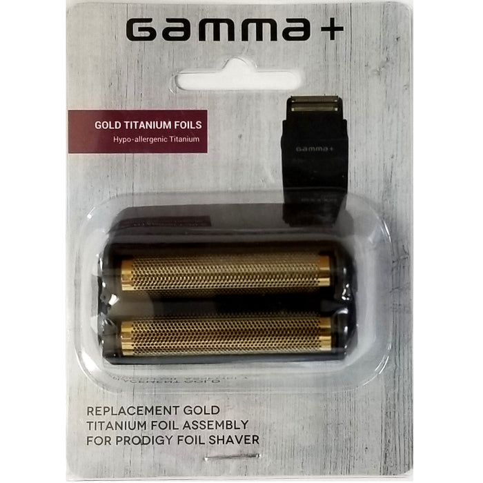 Gamma+ Prodigy Replacement Gold Titanium Foil Shaver Head #GPGRFAZWP