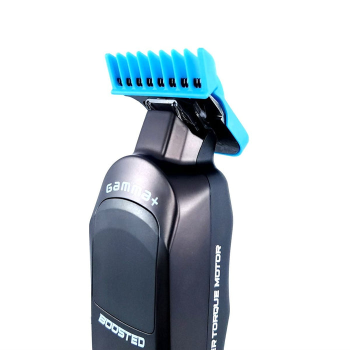 Gamma+ Professional Wide Magnetic Trimmer Blade Guards - Blue #GPWMTG